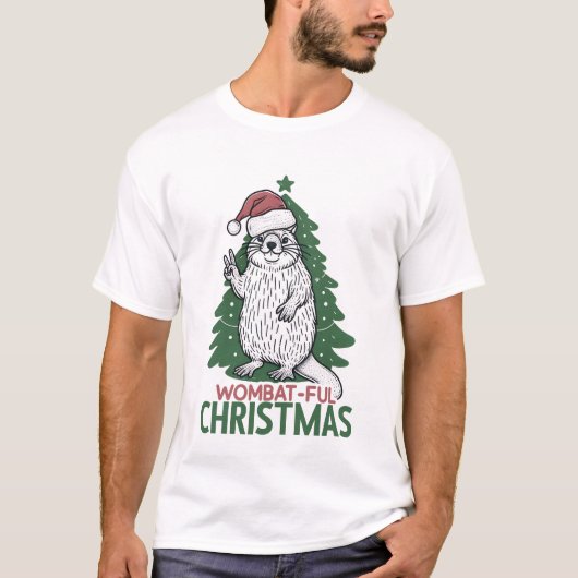 女性のクリスマス Tシャツ (正面)