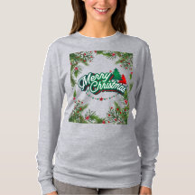 女性のクリスマスtシャツ