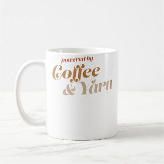 女性のコーヒーと毛糸の面白い編み物とソーイングのキルト コーヒーマグカップ