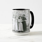 女性のコーヒー・マグを集めて下さい マグカップ (正面右)