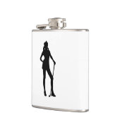 女性のゴルファーのスポーツ フラスク (左)