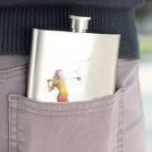 女性のゴルファー フラスク (インサイチュ)