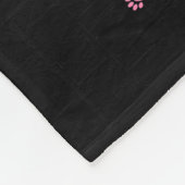 女性のゴードン・セッター・ママ フリースブランケット (角)