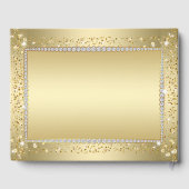 女性のゴールドシューズ 50歳の誕生日パーティー ゲストブック (裏面)