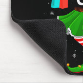 女性のショッピングエルフクリスマスファミリー女子エルフ マウスパッド (コーナー)