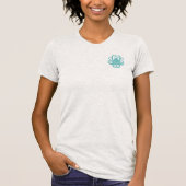 女性のシンプルなワイシャツ Tシャツ (正面)