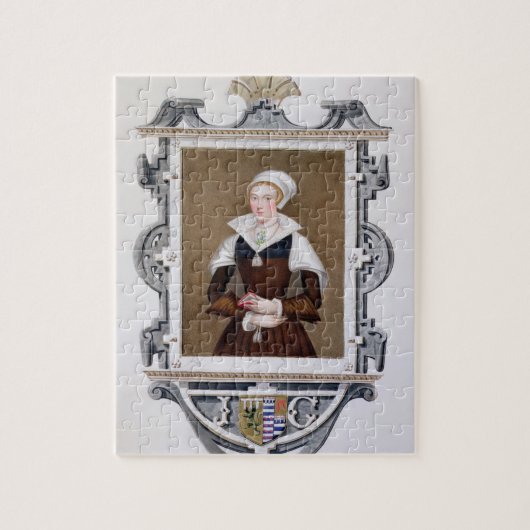 女性のジェーンGrey (1537-54年)ポートレート「9日Qu ジグソーパズル (縦)