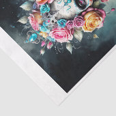 女性のスカルの女神の花 – Lady Death 薄葉紙 (詳細)