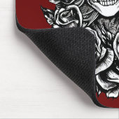 女性のスカルバラの死んだ芸術の日 マウスパッド (コーナー)