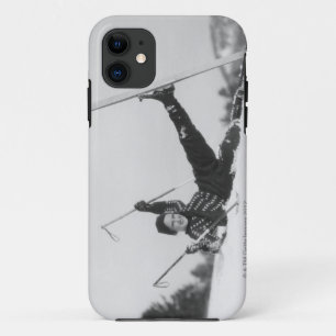 女性のスキーヤー2 iPhone 11 ケース