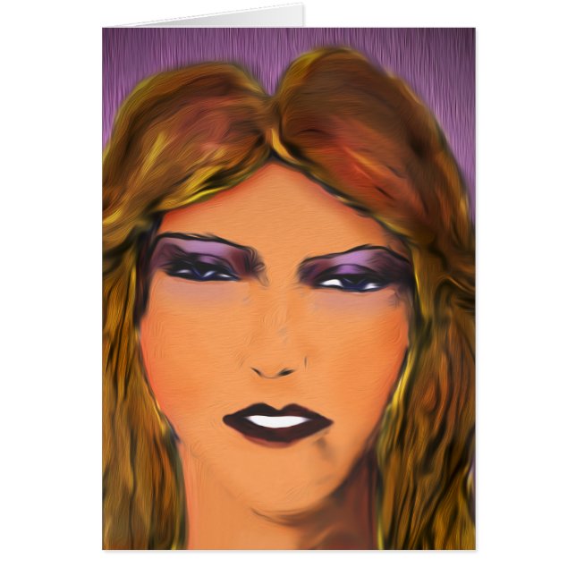 女性のスケッチを陰気にする (正面)