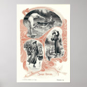 女性のスポーツとフィットネスビクトリアン時代 ポスター (正面)