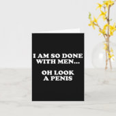 女性のセクシーなユーモアに対しおもしろいて無礼なジョーク カード (黄色い花)