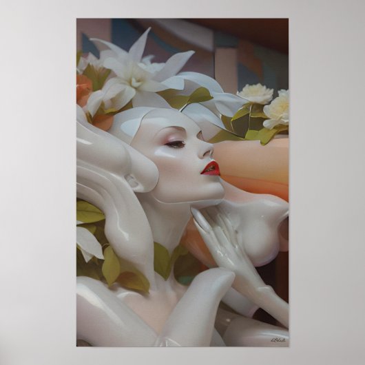 女性のゾーン間日 ポスター (正面)