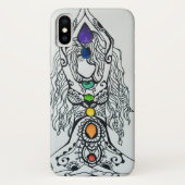 女性のチャクラ Case-Mate iPhoneケース (裏面)