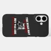 女性のトラック運転手の強い道路の弾力性の旅プライド Case-Mate iPhoneケース (裏面 (横))