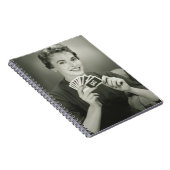 女性のトランプ ノートブック (右側)