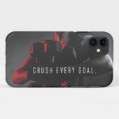 女性のトレーニングインスピレーション – すべてのゴールを粉砕 Case-Mate iPhoneケース (裏面(横))