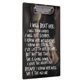 女性のトレーニングモチベーション、私は古い私をビートする クリップボード (右)