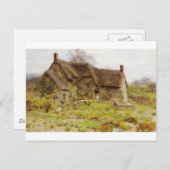 女性のドーセットコテージ入り口 ポストカード (正面/裏面)