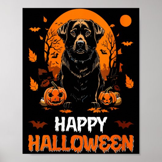 女性のハッピーハロウィンドッグ3 ポスター (正面)