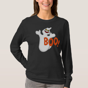 女性のハロウィンの長袖のTシャツ Tシャツ
