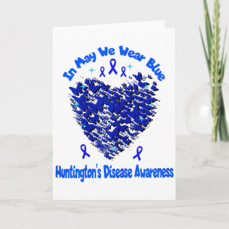 女性のハンティントン病認知 私は青を着る I カード