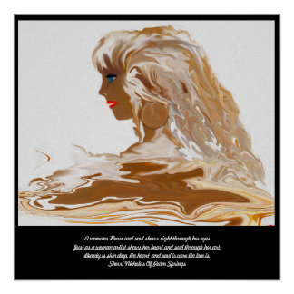 女性のハートと魂は、美しいがある ポスター