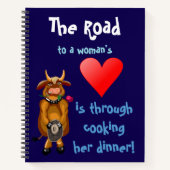 女性のハートへの道 ノートブック (正面)