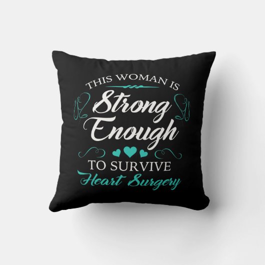 女性のハート手術の回復 クッション (裏面)