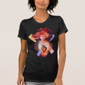 女性のハートTシャツ Tシャツ (正面)