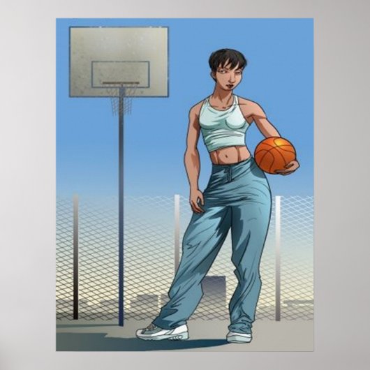 女性のバレエのポスター ポスター (正面)