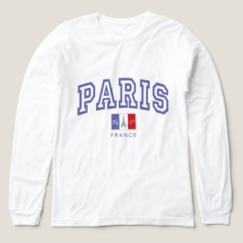 女性のパリ フランス トライブレンドTシャツ