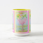 女性のパーソナライズされたマグカップ ツートーンマグカップ (中央)