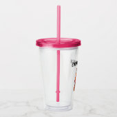 女性のヒッピーに力を与える アクリルタンブラー (右)