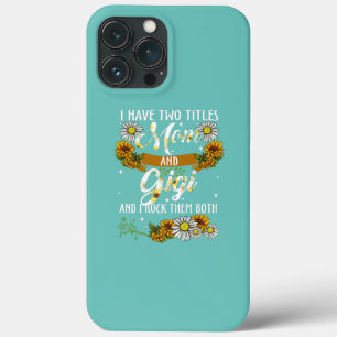 女性のヒマワリーには、「ママ」と「ジギ」の2つのタイトルがあります iPhone 13 PRO MAXケース