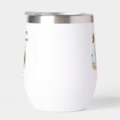 女性のビーチと花をテーマにした定年パーティー (右面)