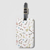 女性のファッションアクセサリー ラゲッジタグ (正面縦)