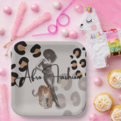 女性のファッション紙プレート ペーパープレート (パーティー)