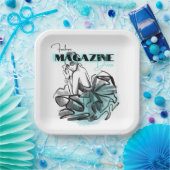 女性のファッション誌の紙プレート ペーパープレート (パーティー)