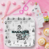 女性のファッション誌 ペーパープレート (パーティー)