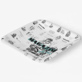 女性のファッション誌 ペーパープレート (傾斜あり)