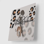 女性のファッション スクエア壁時計 (傾斜)