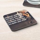 女性のフィットネス感動的の言葉 – もっとアクション コースター (左側)