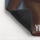 女性のフィットネス感動的言葉 – 懸命作品 マウスパッド (コーナー)