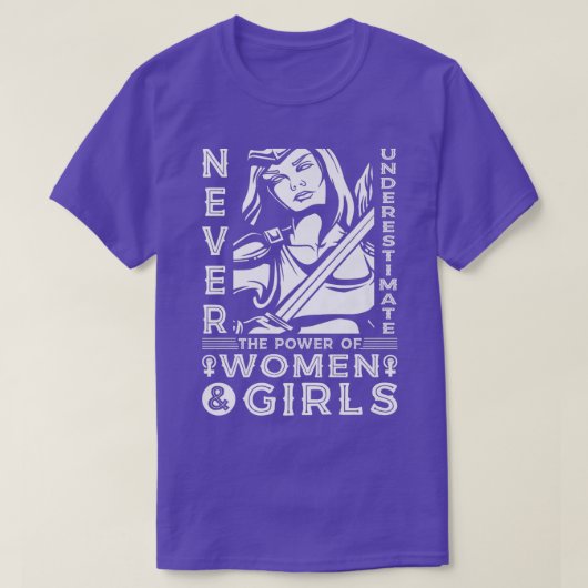 女性のフェミニスト力強い女性の引用文 Tシャツ (デザイン正面)
