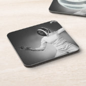 女性のフェンシング コースター (左側)