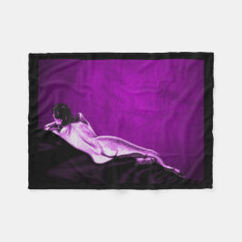 女性のフォルム フリースブランケット