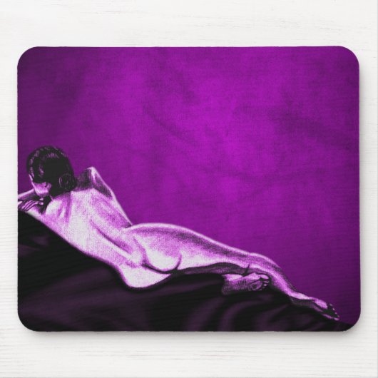 女性のフォルム マウスパッド (正面)