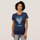 女性のフライトTシャツ Tシャツ (正面フル)